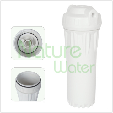 Double O Ring White RO Water Filter Bottle